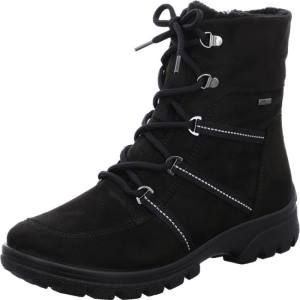 Black Ara Shoes Ankle Saas-fee Women's Boots | ARA683QYG