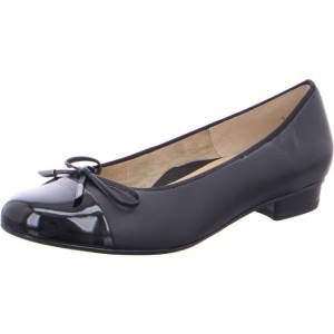 Black Ara Shoes Ballet Pumps Bari Women's Ballerina | ARA583BFY