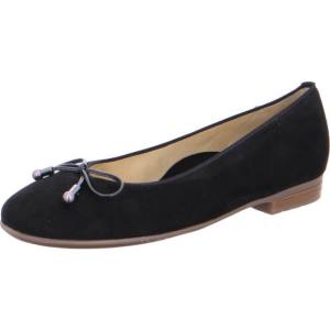 Black Ara Shoes Ballet Pumps Sardinia Women's Ballerina | ARA798VNK