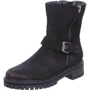 Black Ara Shoes Biker Jackson Women's Boots | ARA791FNM