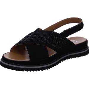 Black Ara Shoes Dubai Women's Sandals | ARA468VWN