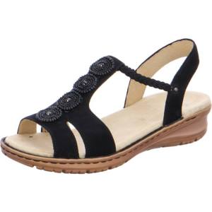 Black Ara Shoes Hawaii Women's Sandals | ARA098IZT