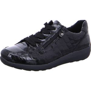 Black Ara Shoes Lace-up Merano Women's Sneakers | ARA031YFQ