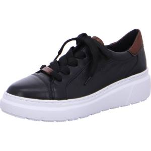 Black Ara Shoes Lace-ups Lausanne Women's Sneakers | ARA903ODN