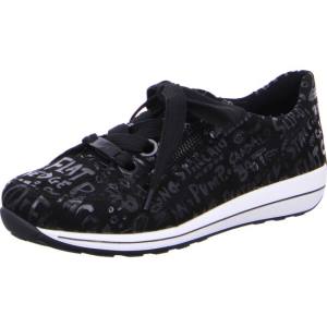 Black Ara Shoes Lace-ups Osaka Women's Sneakers | ARA540CWX