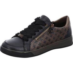 Black Ara Shoes Lace-ups Rom Moro Women's Sneakers | ARA247WAI