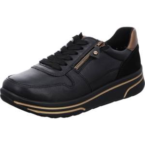 Black Ara Shoes Lace-ups Sapporo Women's Sneakers | ARA589CRB