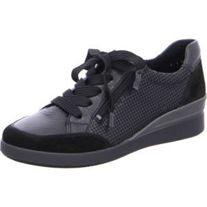 Black Ara Shoes Lazio Women's Sneakers | ARA234PHB