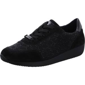 Black Ara Shoes Lissabon Women's Sneakers | ARA490LIY