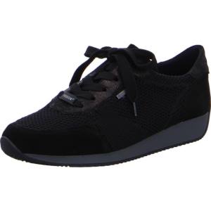 Black Ara Shoes Lissabon Women's Sneakers | ARA837JKE