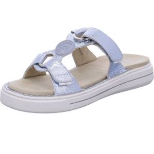 Blue Ara Shoes Courtyard Aqua Women's Mules | ARA915MYF