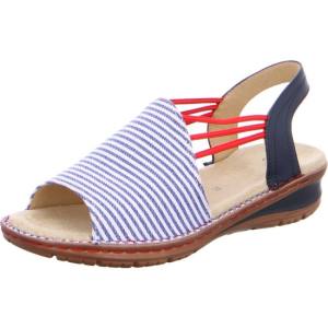 Blue Ara Shoes Hawaii Navy Women's Sandals | ARA612RHO