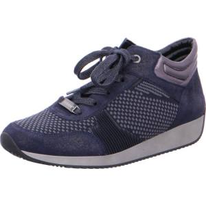 Blue Ara Shoes High Top Lissabon Women's Sneakers | ARA783QJL