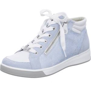 Blue Ara Shoes High Top Rom Aqua Women's Sneakers | ARA864ESU