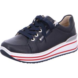 Blue Ara Shoes Lace-ups Sapporo Women's Sneakers | ARA984NAD