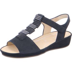 Blue Ara Shoes Wedge Capri Women's Sandals | ARA213HQM