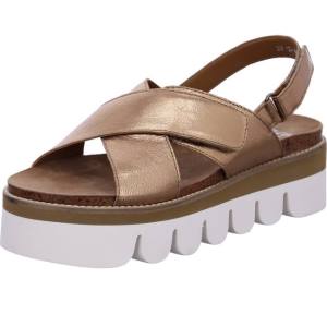 Brown Ara Shoes Florenz Whisky Women's Sandals | ARA975WCV