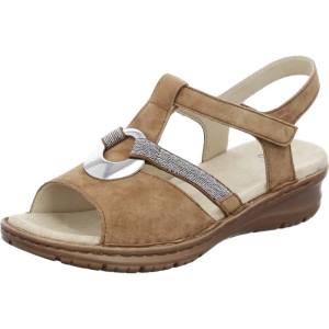 Brown Ara Shoes Hawaii Whisky Women's Sandals | ARA683OVM