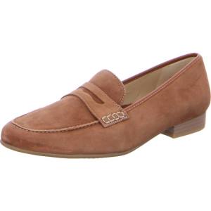 Brown Ara Shoes Penny Kent Cognac Women's Loafers | ARA976YPU