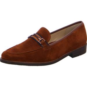 Brown Ara Shoes Slip-ons Kent Women's Loafers | ARA725WVR