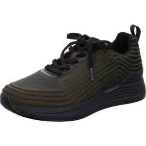 Green Ara Shoes Chicago Oliv-black Men's Sneakers | ARA598MXT