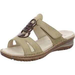 Green Ara Shoes Hawaii Khaki Women's Mules | ARA680GYN