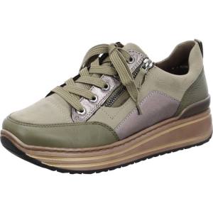 Green Ara Shoes Lace-ups Sapporo Oliv Women's Sneakers | ARA428AMR