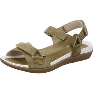 Green Ara Shoes Nepal Khaki Women's Sandals | ARA597FHV