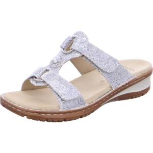 Grey Ara Shoes Hawaii Silver Women's Mules | ARA923DYN