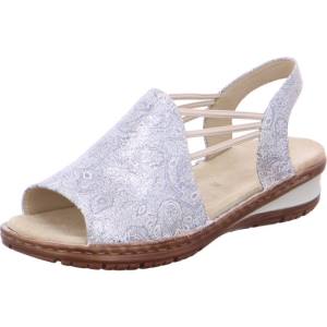 Grey Ara Shoes Hawaii Silver Women's Sandals | ARA476XQR