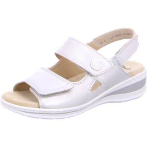 Grey Ara Shoes Korfu Silver Women's Sandals | ARA302YPN