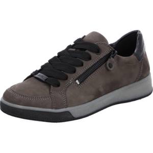 Grey Ara Shoes Lace-ups Rom Street Women's Sneakers | ARA289VIS