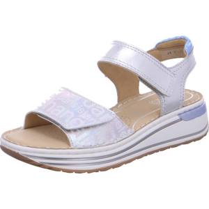 Grey Ara Shoes Sapporo Silver Women's Sandals | ARA425SOQ