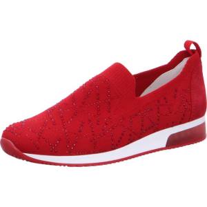 Red Ara Shoes Lissabon Women's Loafers | ARA357VQK