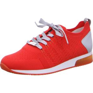 Red Ara Shoes Lissabon Women's Sneakers | ARA469NOV