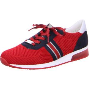 Red Ara Shoes Lissabon Women's Sneakers | ARA584PTA