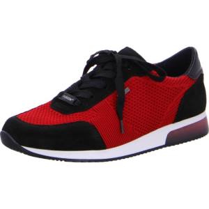 Red Ara Shoes Lissabon Women's Sneakers | ARA824UDG