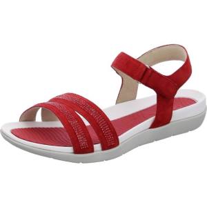 Red Ara Shoes Nepal Campari Women's Sandals | ARA243OQS