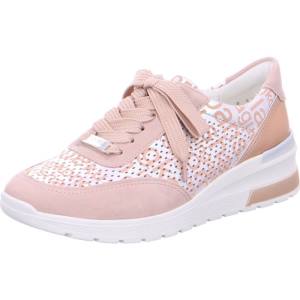 Rose Ara Shoes Lace-ups Neapel Powder Women's Sneakers | ARA564HOL