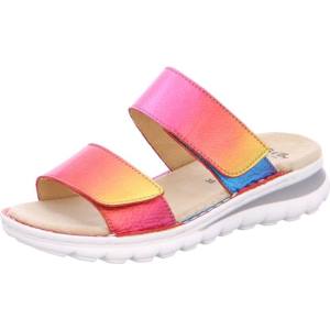 Rose Ara Shoes Tampa Rainbow Women's Mules | ARA896HNZ