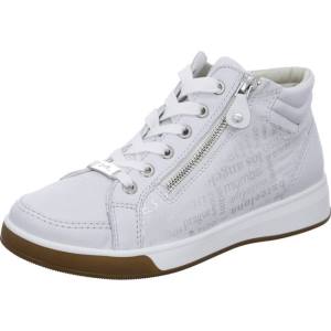 White Ara Shoes High Top Rom Nebbia Women's Boots | ARA492YMD