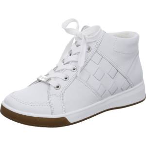 White Ara Shoes High Top Rom Women's Sneakers | ARA082JWT