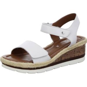 White Ara Shoes Wedge Cadiz Women's Sandals | ARA789MZV