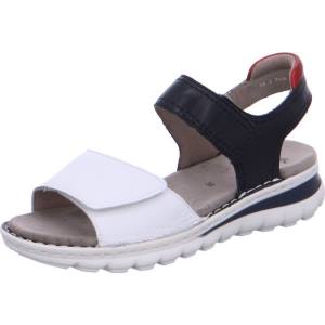 White / Black Ara Shoes Tampa Women's Sandals | ARA768TWU