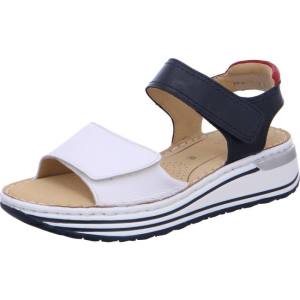 White / Black / Red Ara Shoes Sapporo Women's Sandals | ARA768DJT