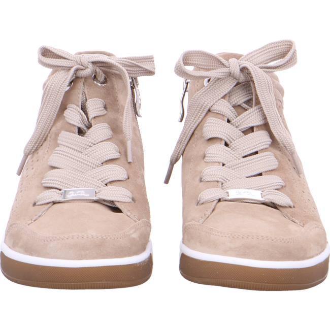 Beige Ara Shoes Ankle Rom Sand Women's Sneakers | ARA471HVU