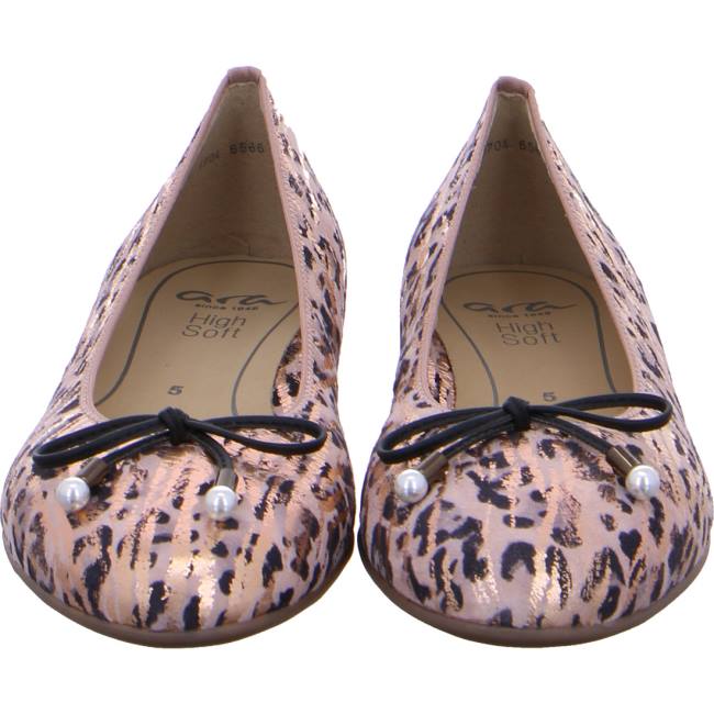 Beige Ara Shoes Ballet Pumps Sardinia Powder Women's Ballerina | ARA891RDK