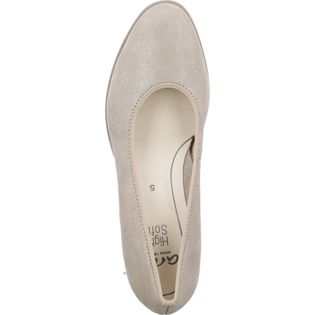 Beige Ara Shoes Court Shoes Cannes Sand Women's Pumps | ARA158SQP