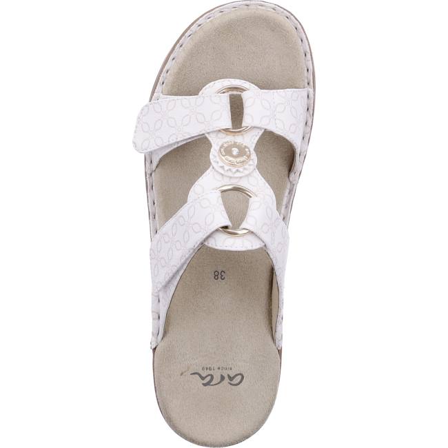 Beige Ara Shoes Hawaii Sand Women's Mules | ARA108XSI