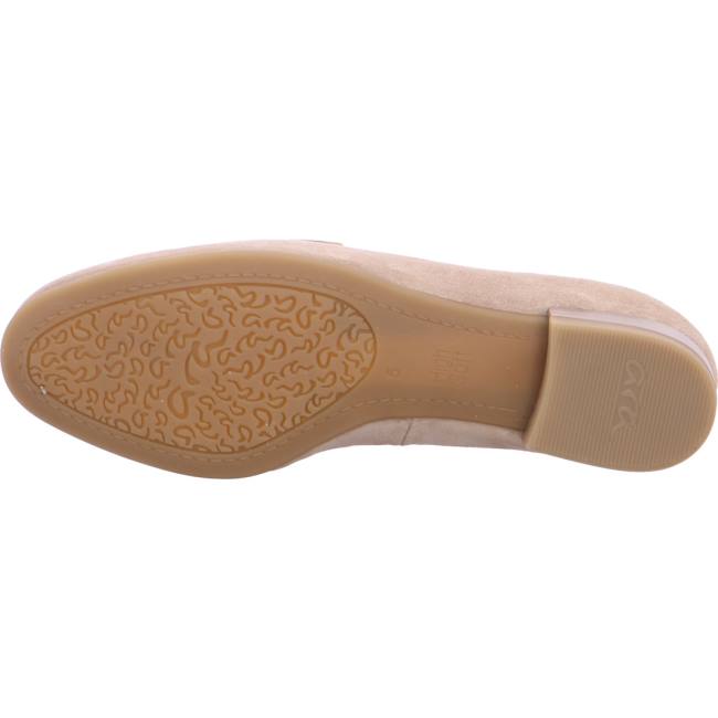 Beige Ara Shoes Kent Sand Women's Loafers | ARA786QWT